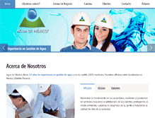 Tablet Screenshot of aguademexico.com.mx